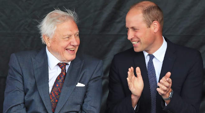 Prince William és Sir David Attenborough